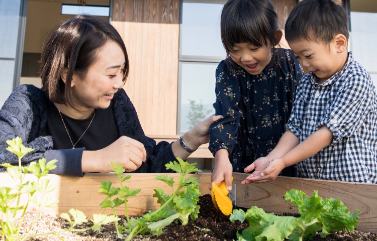 家庭菜園のあるライフスタイル